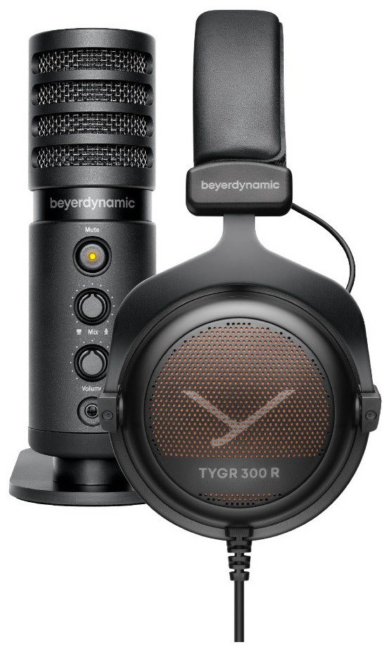 Beyerdynamic TEAM TYGR mit TYGR 300 R Gaming Kopfhörer und FOX USB-Mikrofon