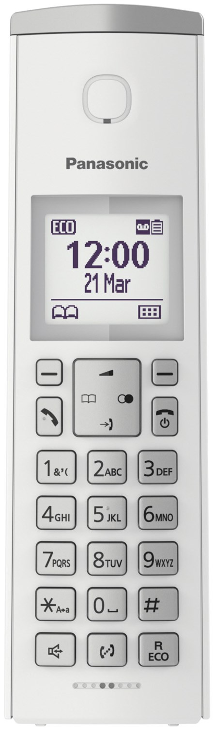 Panasonic KX-TGK220GW schnurloses Telefon mit Anrufbeantworter weiß