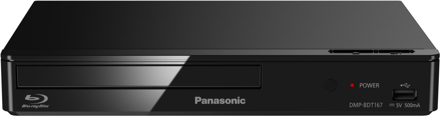 Panasonic DMP-BDT167 3D Blu-ray Player schwarz