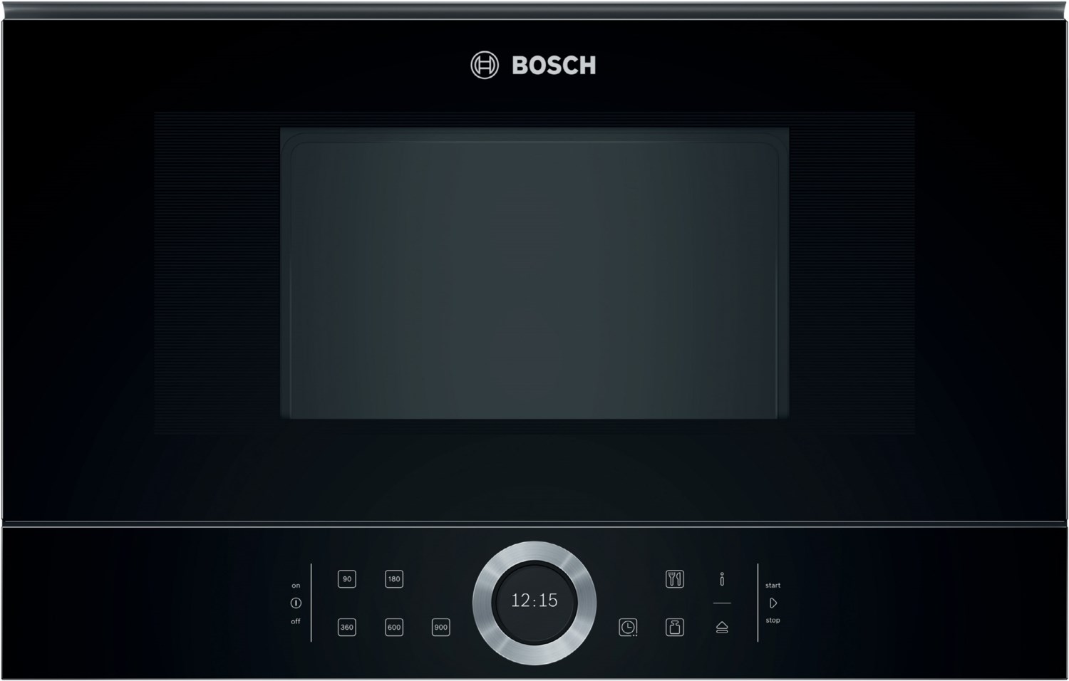 Bosch Serie 8 Einbau-Mikrowelle 60cm schwarz