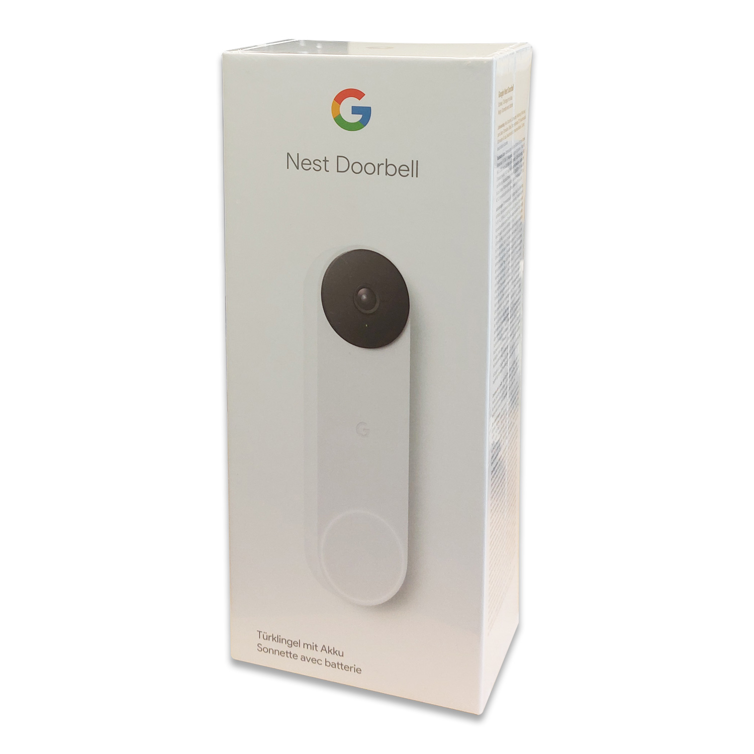 Google Nest Doorbell mit Akku, Videotürklingel weiß