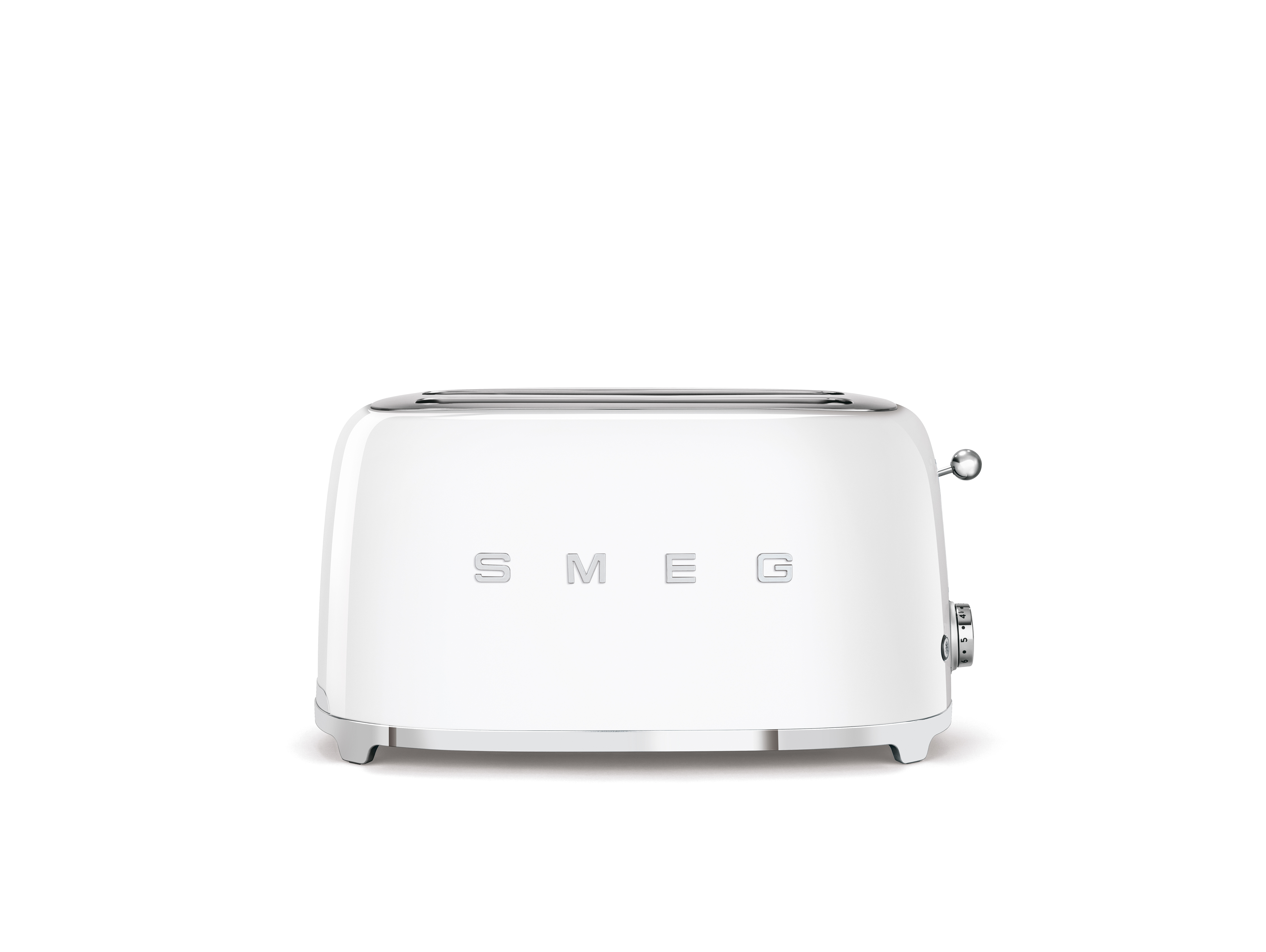 Smeg Toaster 2-Schl. Lang 50's Retro Style TSF02WHEU Weiß