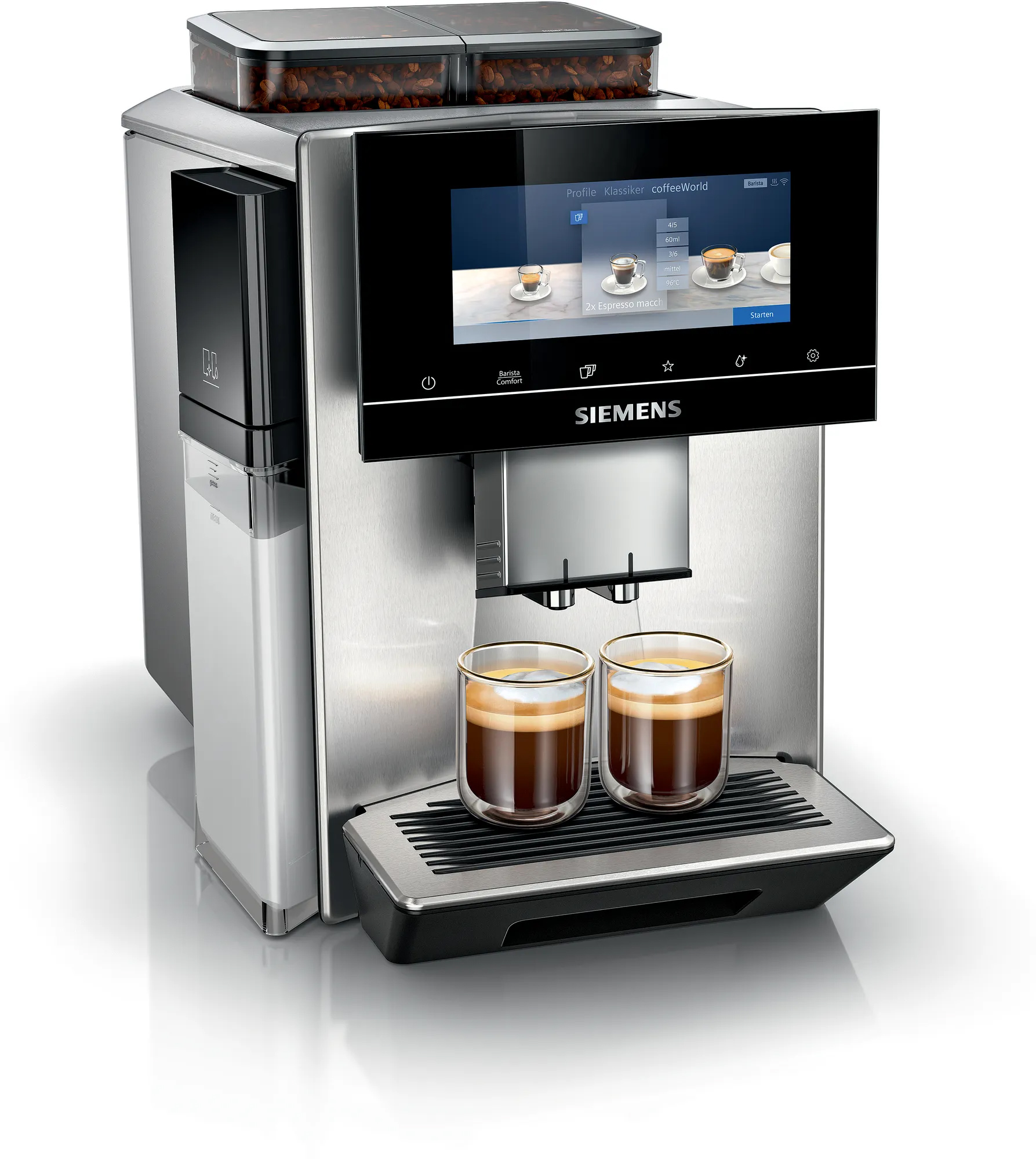 Siemens EQ 900 plus Kaffee-Vollautomat edelstahl