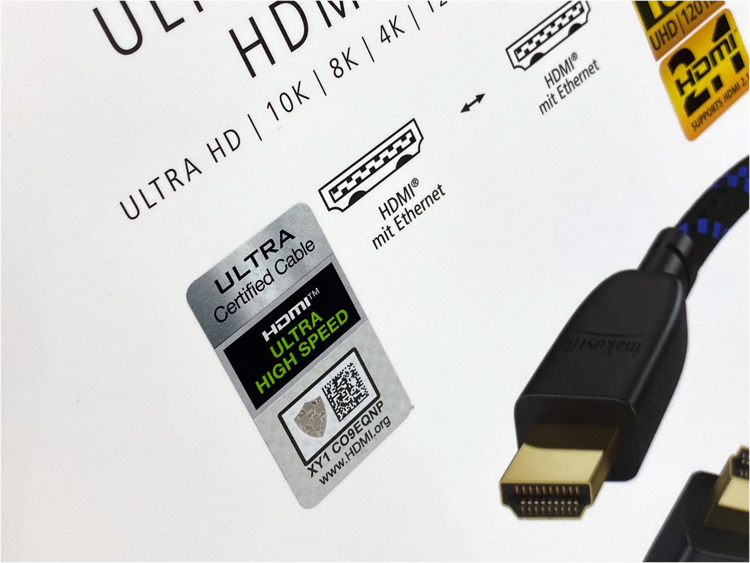 in-akustik Prem II HDMI2.1 48G 2,0m
