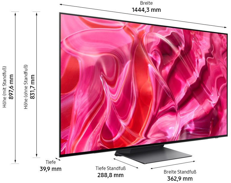 Samsung Quantum HDR OLED 65 Zoll (163 cm) UHD 4K carbon silber