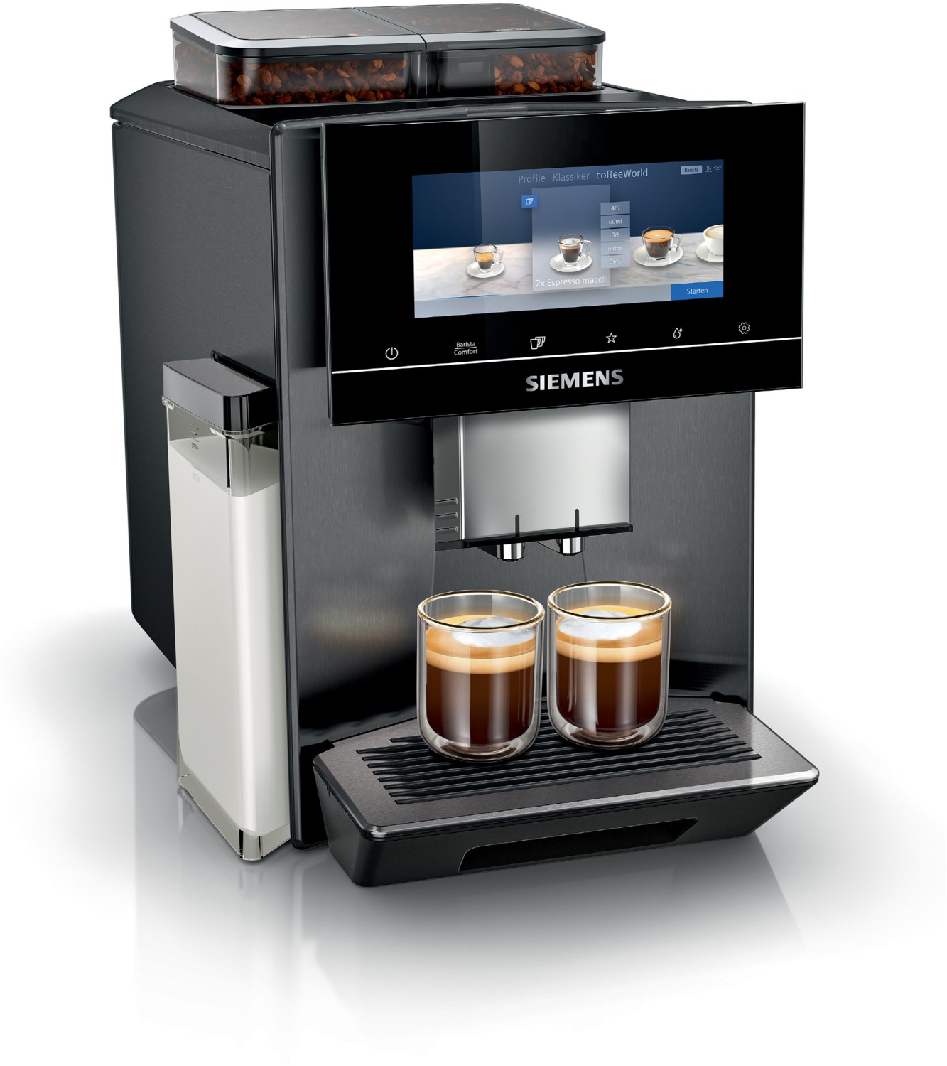 Siemens EQ 900 Kaffee-Vollautomat dark inox