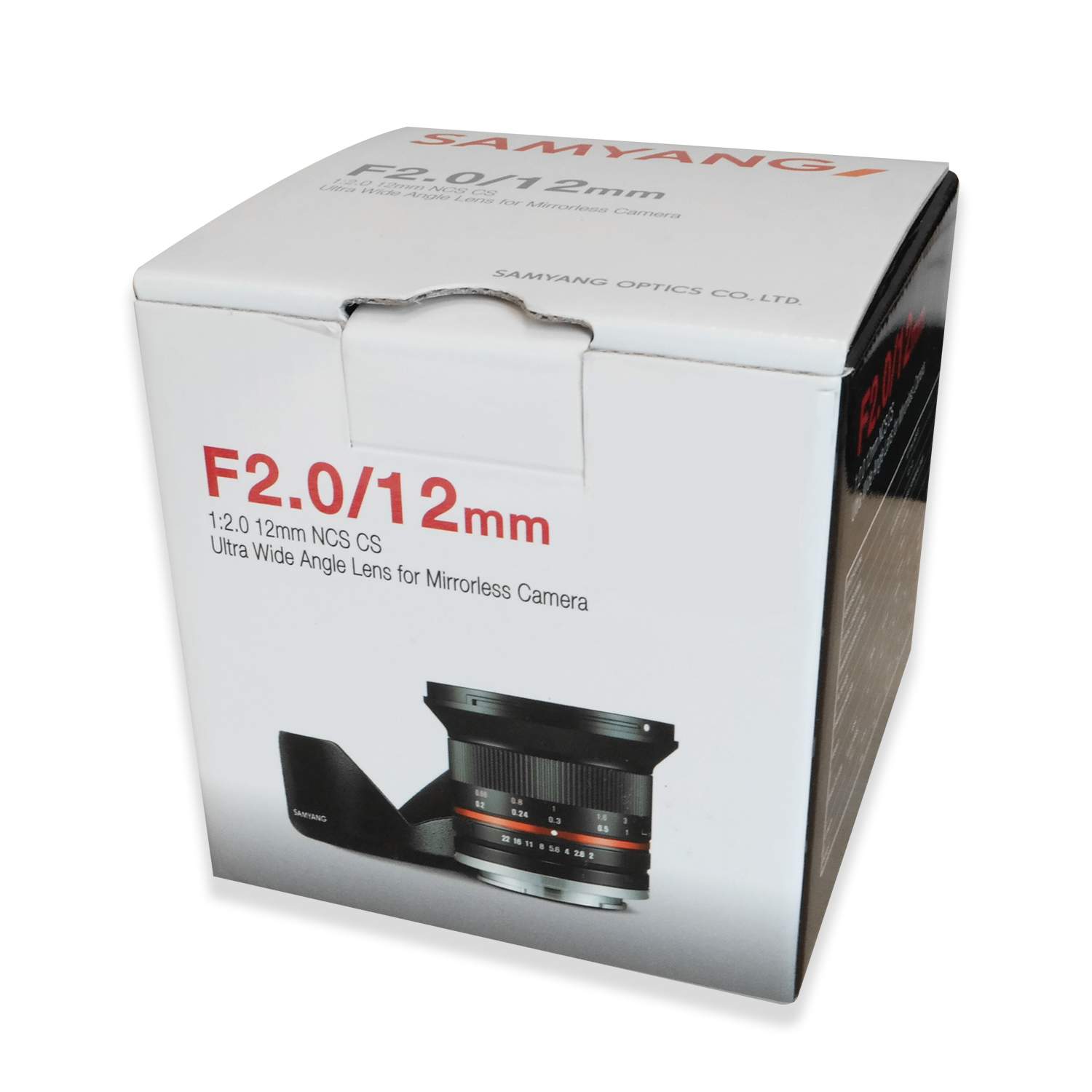 Samyang 12mm F2.0 NCS CS Objektiv für Fuji X Mount schwarz