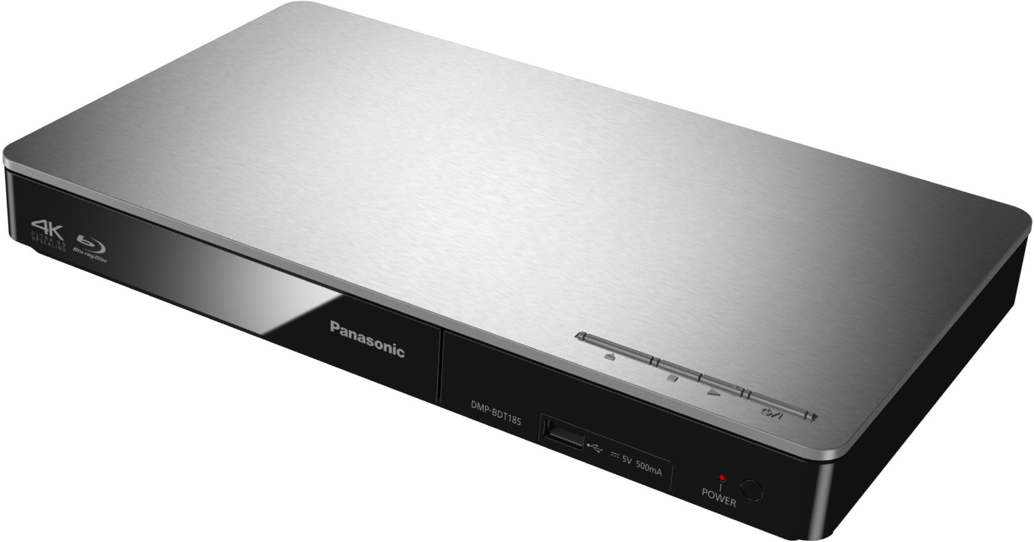 Panasonic DMP-BDT185 3D-Blu-ray-Player 4K Upscaling silber