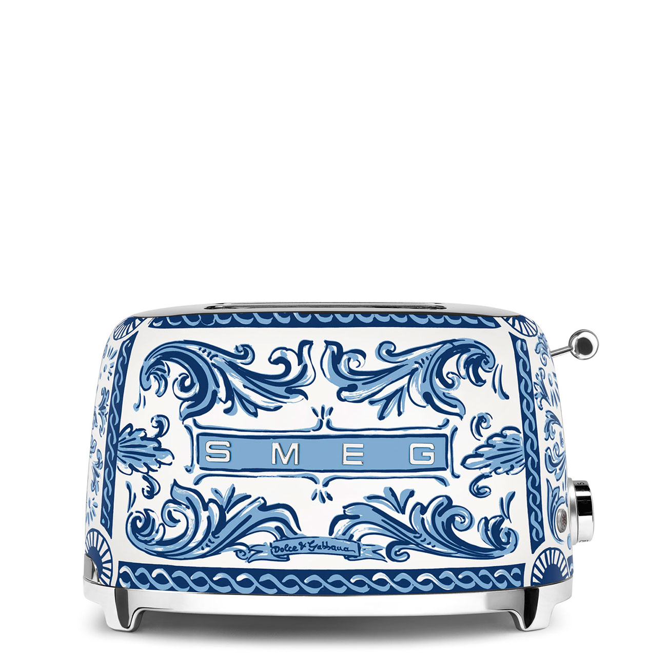 Smeg Toaster 2-Schlitz 50's Retro Style TSF01DGBEU Sonderedition Dolce & Gabbana Blu Mediterraneo