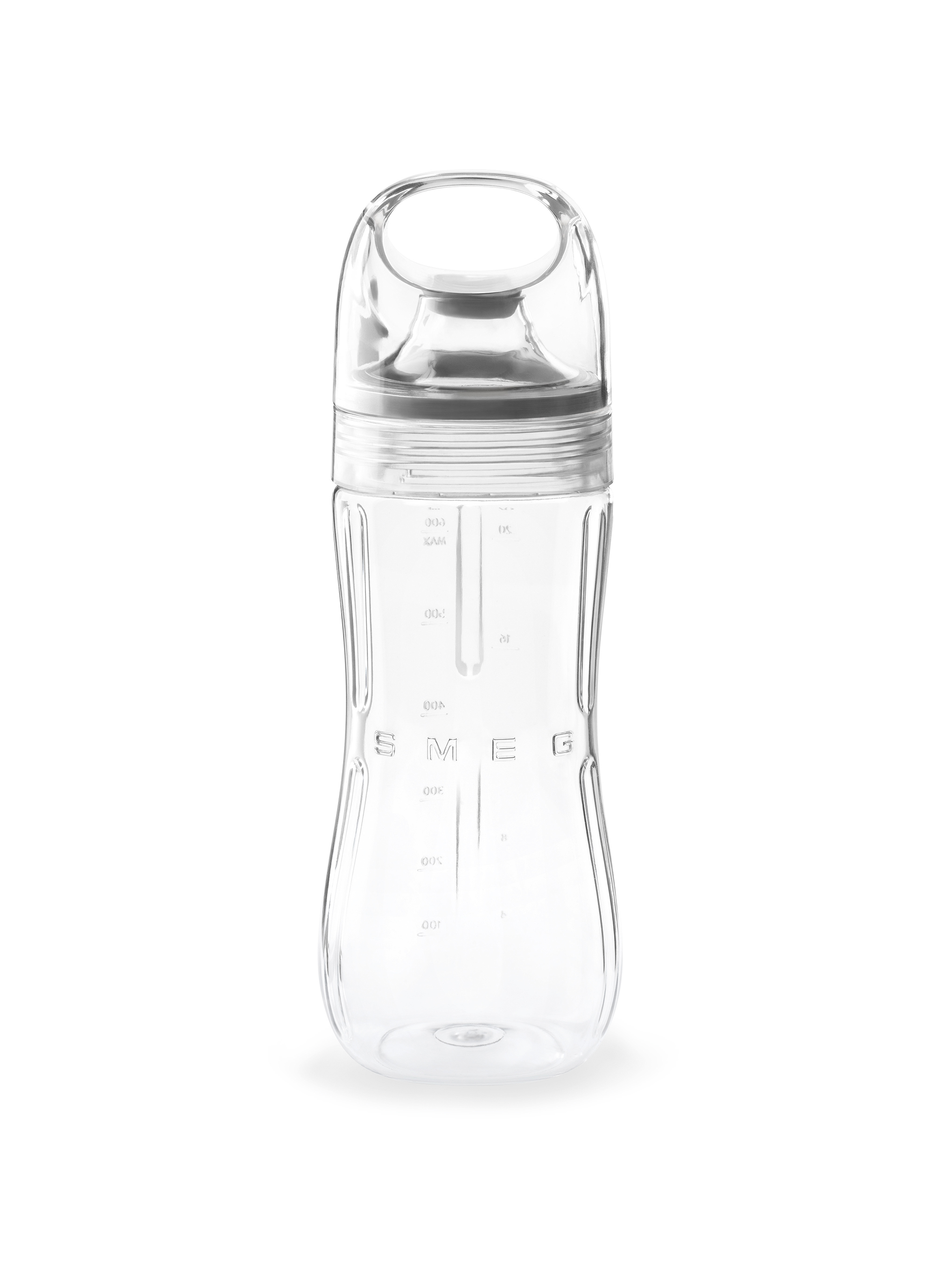 Smeg Bottle to go Trinkflasche Transparent