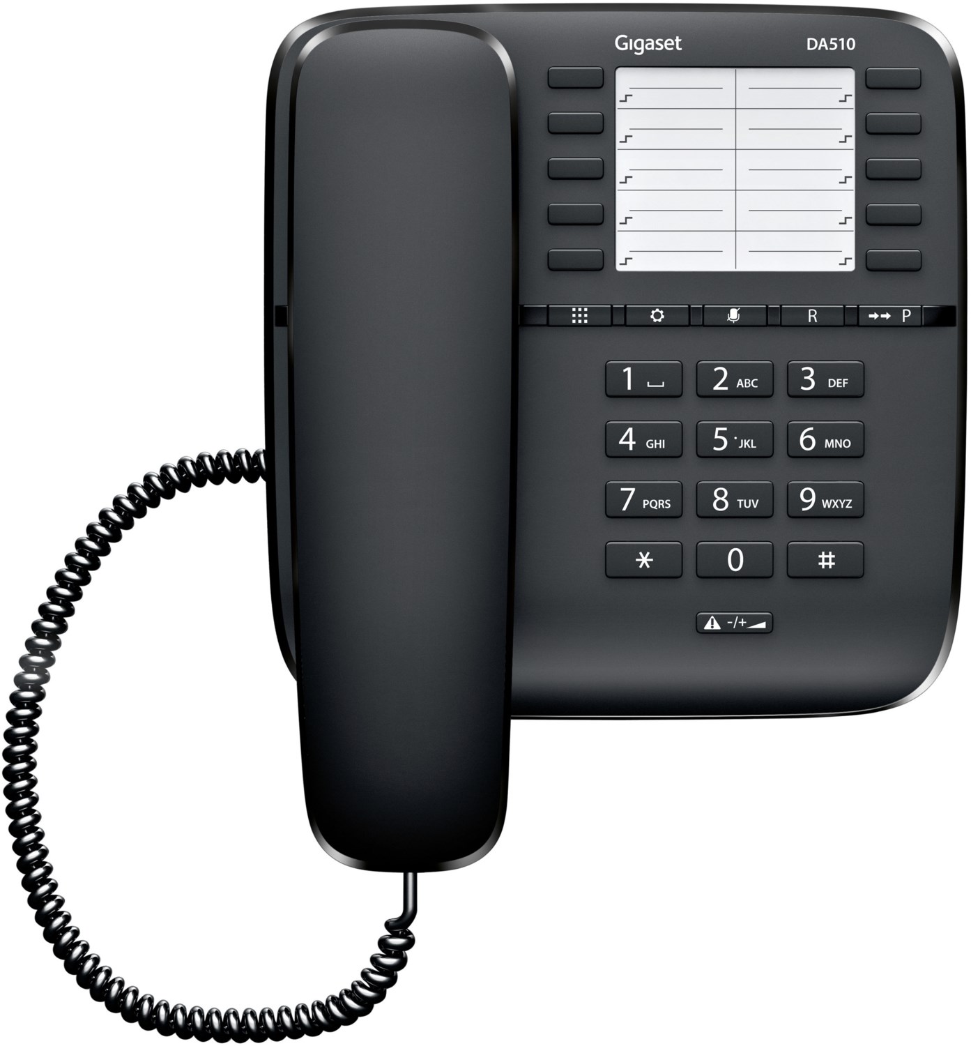 Gigaset DA510 Schnurgebundenes Telefon, analog schwarz