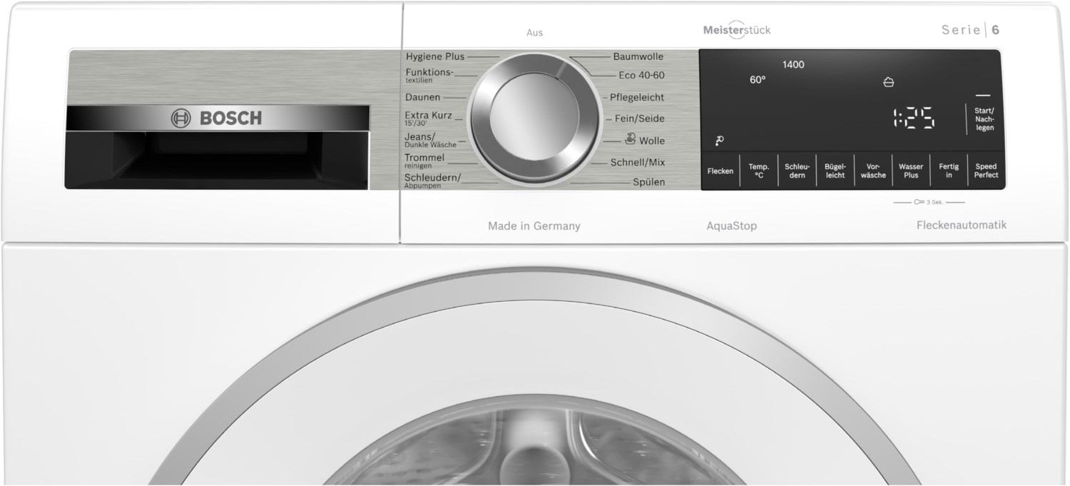 Bosch Serie 6 Waschmaschine 9kg 1400 U/min