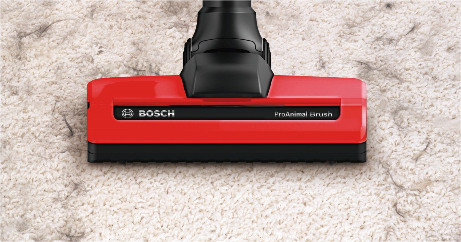 Bosch Serie 8 Unlimited ProAnimal Akku-Handstaubsauger mit Stiel rot