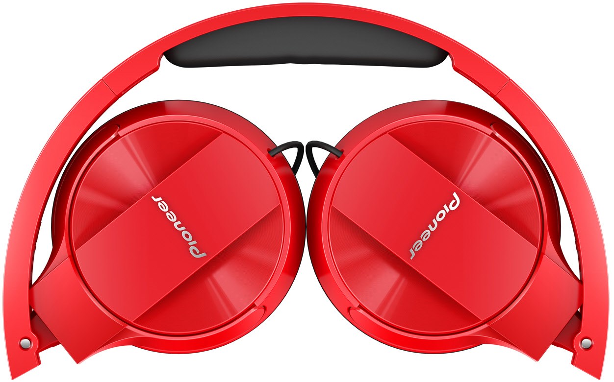 Pioneer SE-MJ503-R On-Ear Kopfhörer rot