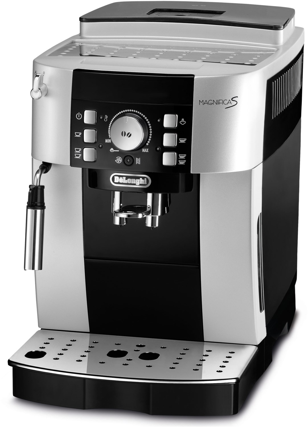 DeLonghi ECAM 21.116.SB Magnifica S Kaffeevollautomat, silber schwarz