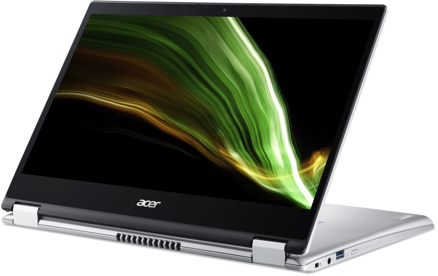 Acer Spin 1, 35,56 cm (14 Zoll) 2 in 1 Convertible-Notebook 128 GB pure silver