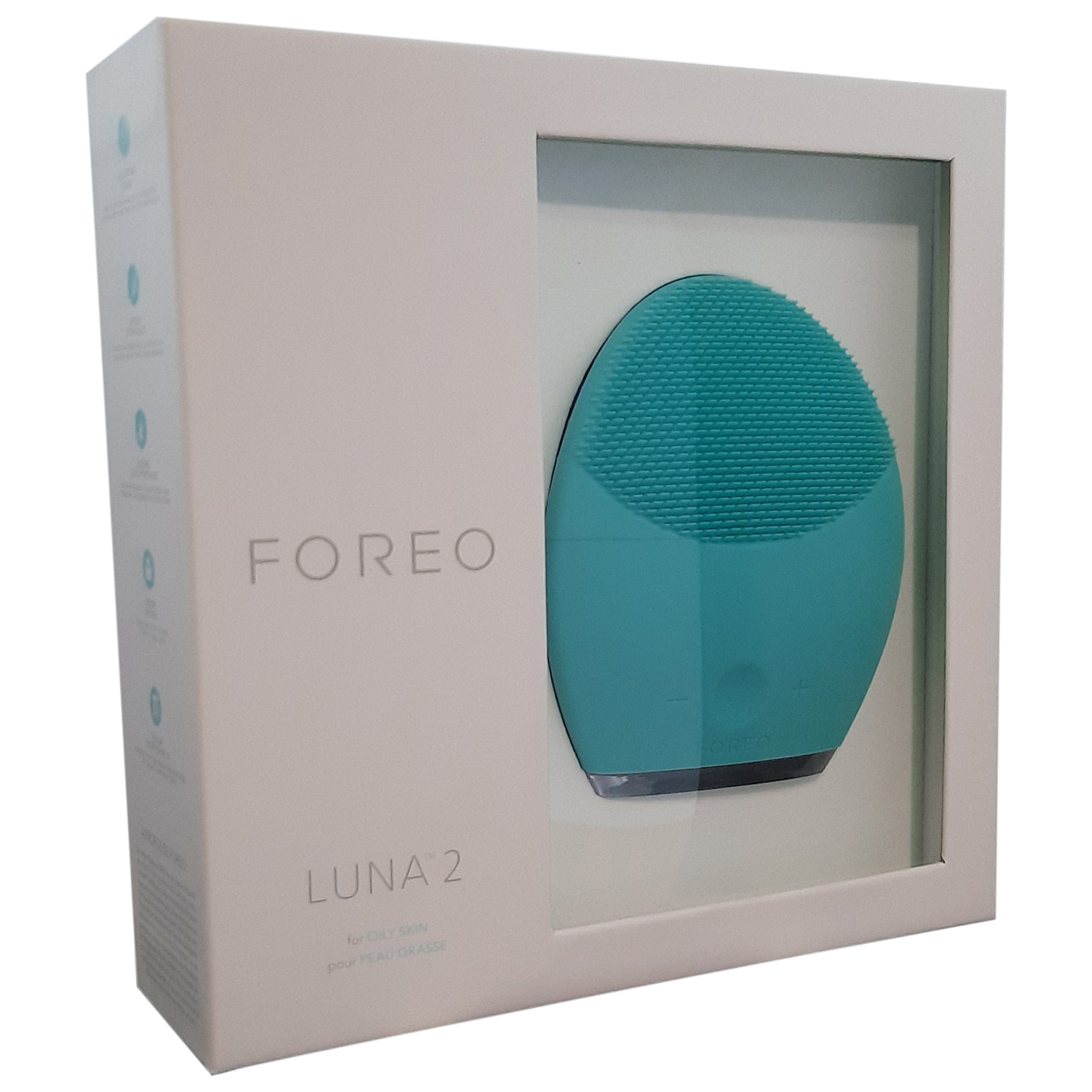 Foreo LUNA 2 elektrische Gesichtsbürste und Anti-Aging Massagegerät, türkis