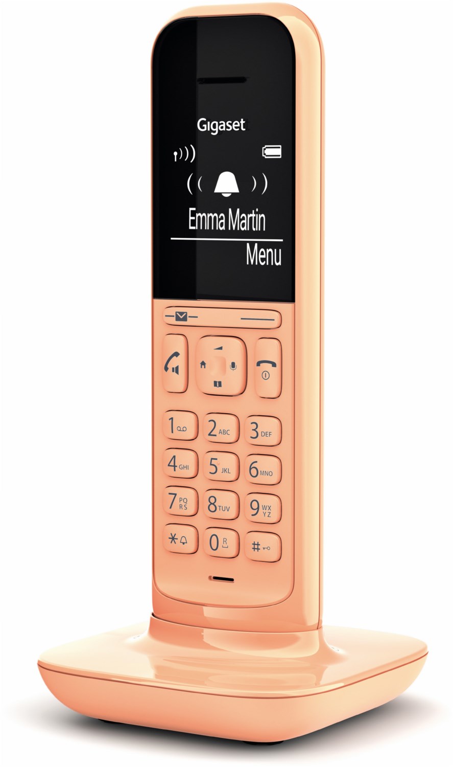 Gigaset CL390HX Schnurlostelefon ohne Anrufbeantworter cantaloupe