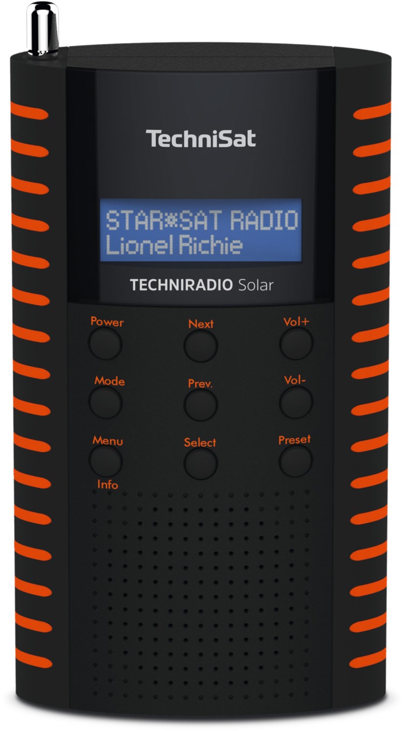 TechniSat TechniRadio Solar DAB/DAB+ schwarz/orange