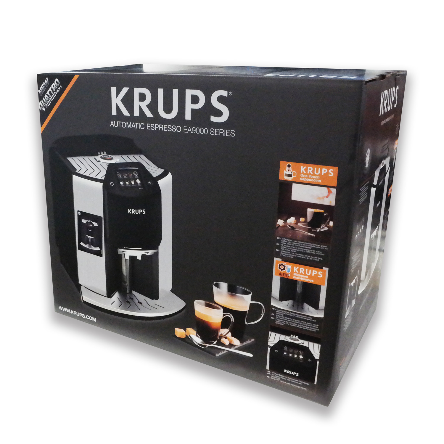 Krups Barista New Age EA907810 Kaffeevollautomat mit Touchscreen carbon