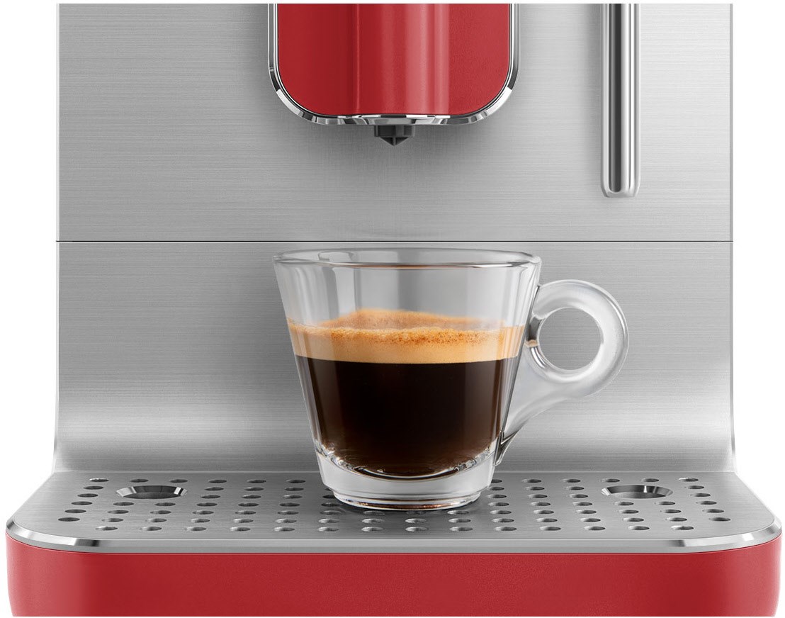 Smeg Kompakt-Kaffeevollautomat BCC02RDMEU Rot