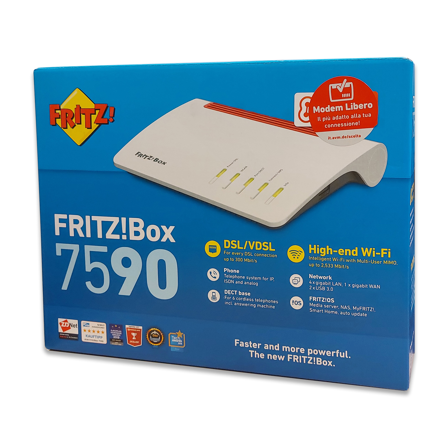 AVM FRITZ!Box 7590 Router WLAN AC+N 4G internationale Version