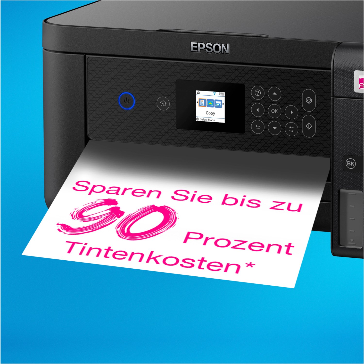Epson EcoTank ET-2850 3 in 1 Tintenstrahl Multifunktionsdrucker schwarz
