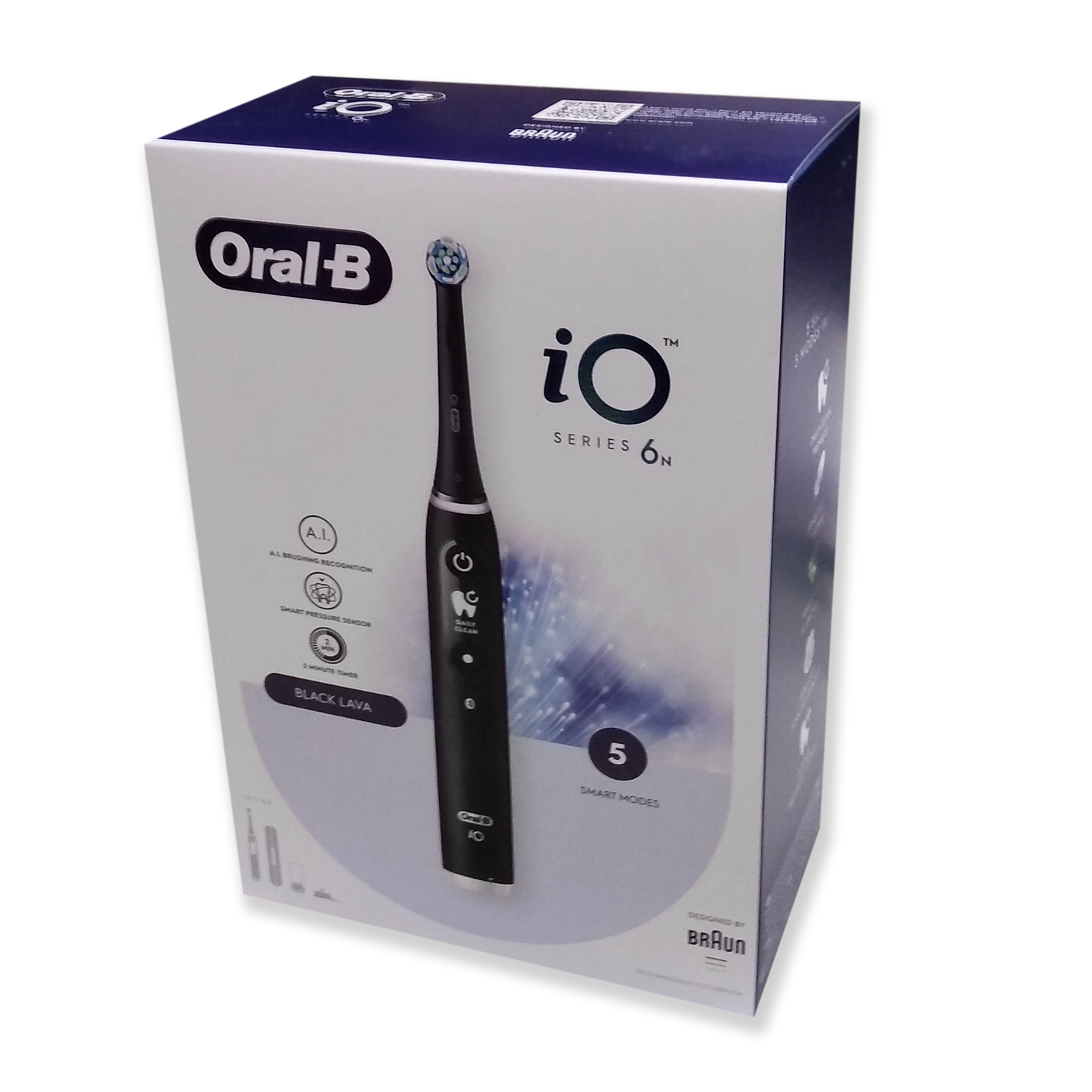 Braun Oral-B iO Series 6 N elekt. Zahnbürste schwarz