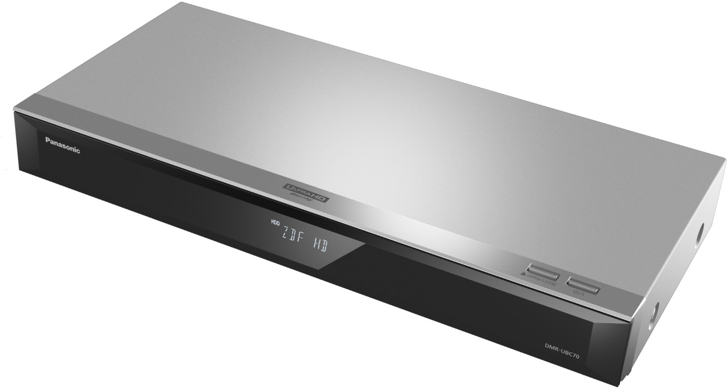Panasonic DMR-UBC70EGS Blu-ray Recorder 500GB UHD 2x DVB-C/T2 Tuner silber