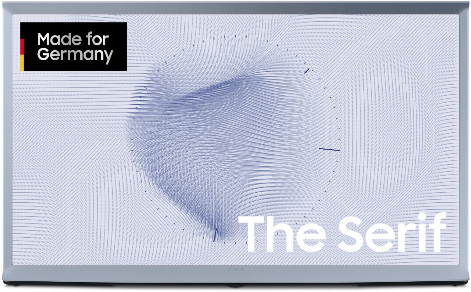 Samsung The Serif QLED-TV 55 Zoll (138 cm) Cotton Blue