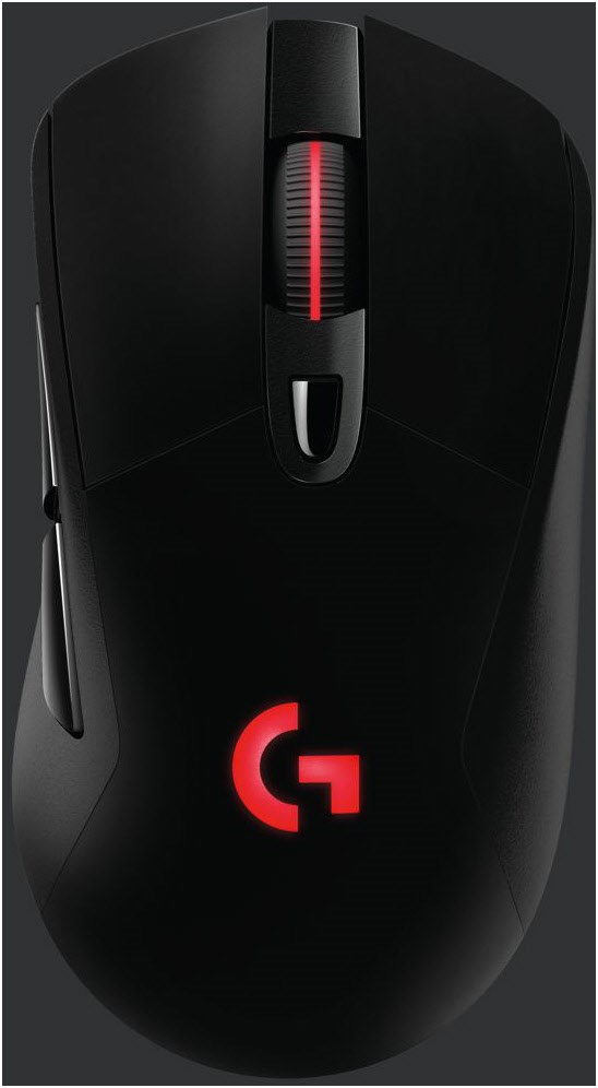 Logitech G703 LIGHTSPEED Wireless Gaming Maus mit HERO 25K DPI Sensor schwarz