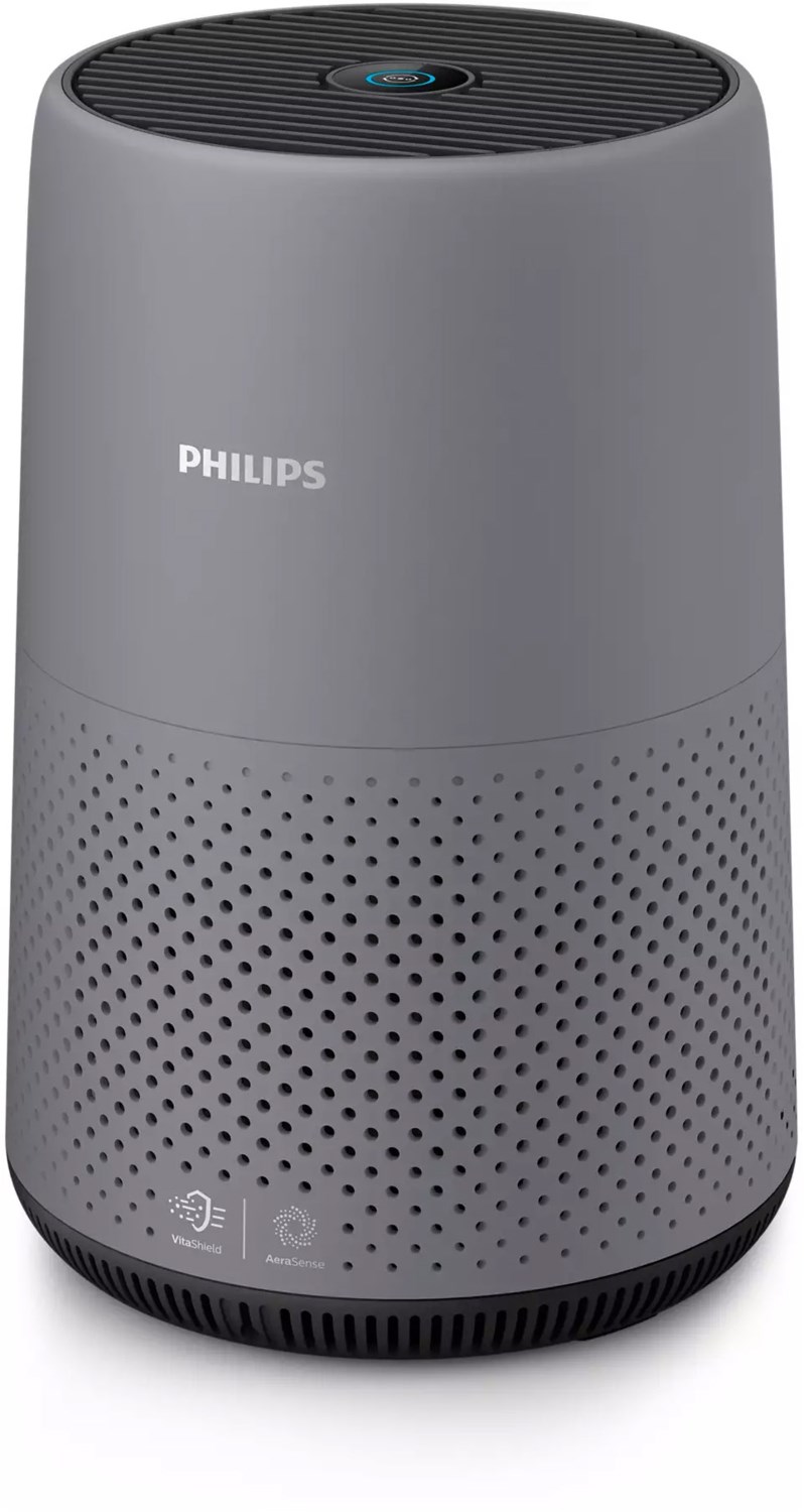 Philips AC0830/10 Luftreiniger Serie 800 Raumgröße: 49 m², Luftqualitätsmessung grau