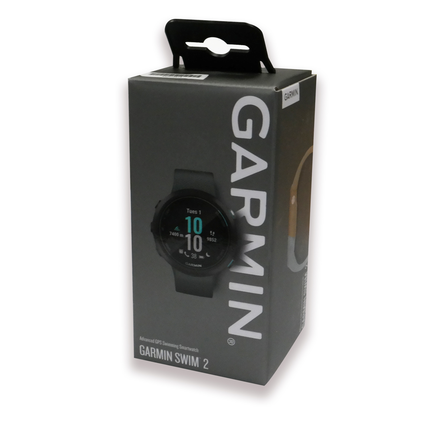 Garmin Swim 2 GPS-Schwimmuhr mit Herzfrequenzmessung unter Wasser dunkelgrau