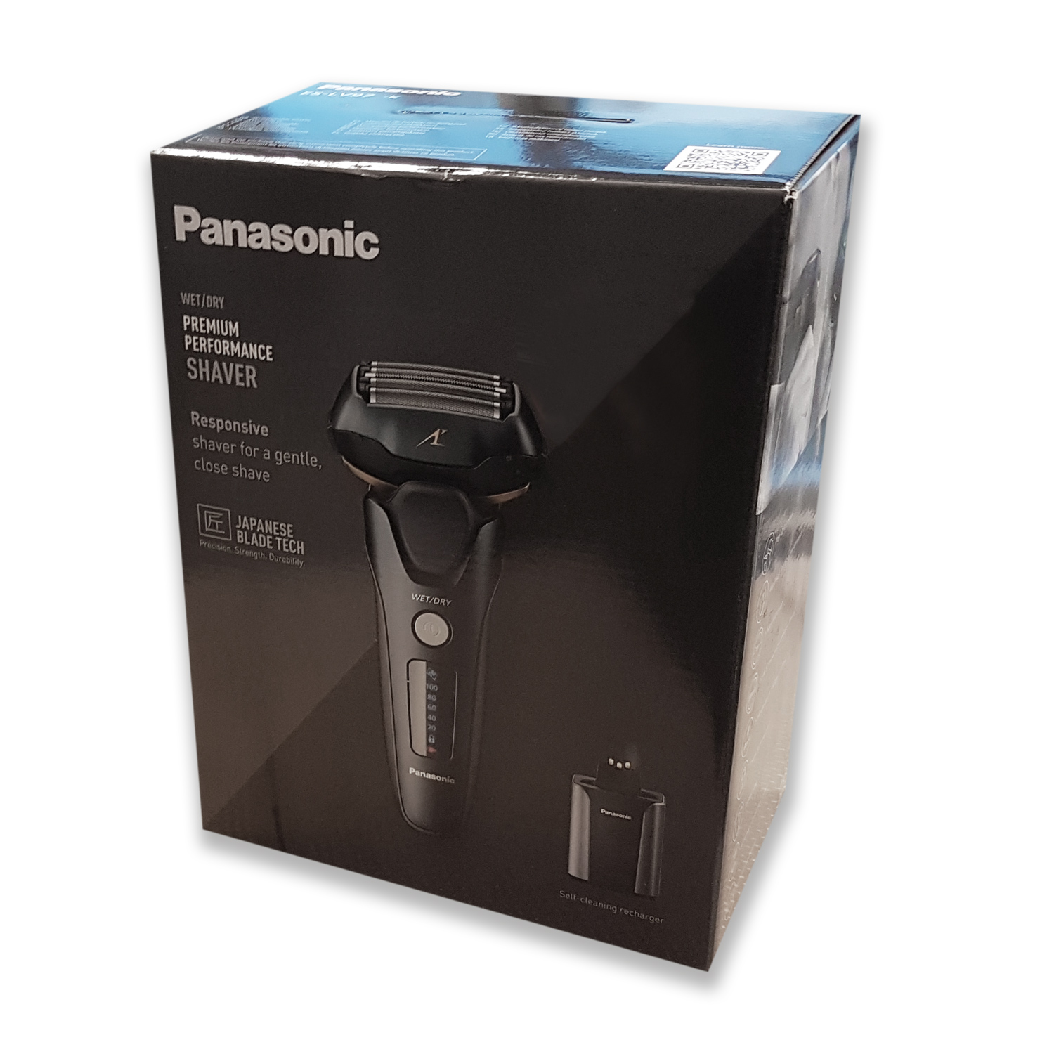 Panasonic ES-LV97-K803 Nass/Trocken-Rasierer mit Reinigungs- und Ladestation, schwarz