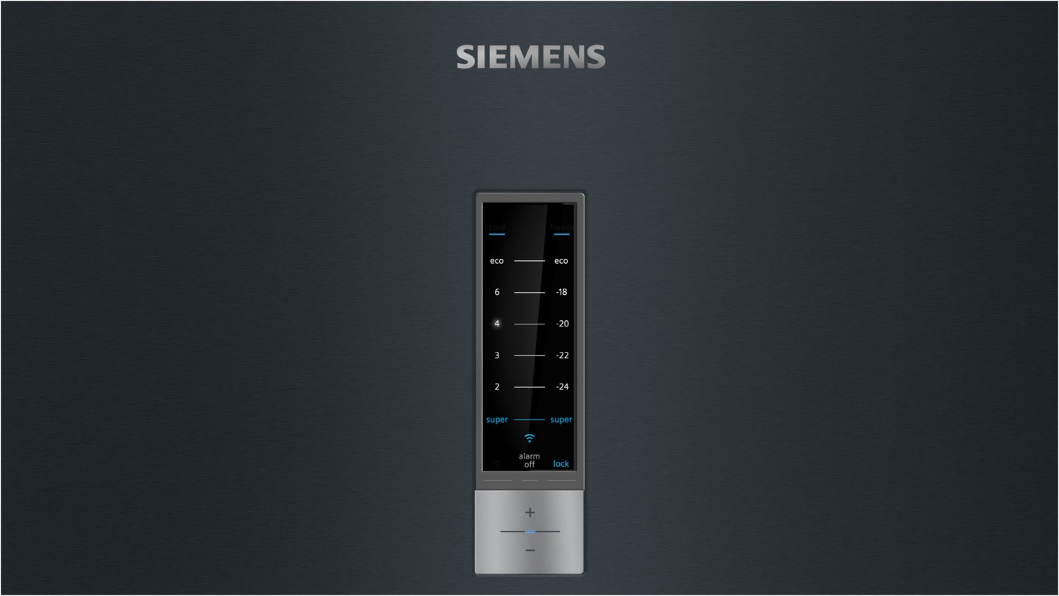 Siemens iQ300 Kühl-/Gefrierkombination BlackSteel