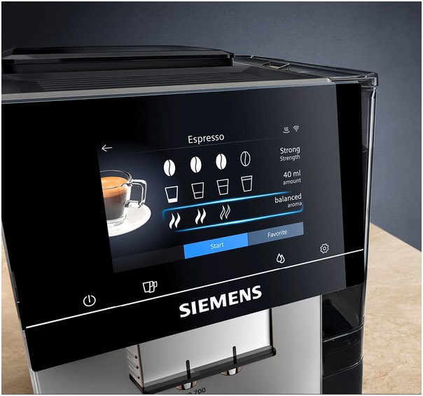 Siemens EQ 700 classic Kaffeevollautomat Morning Haze/Schwarz