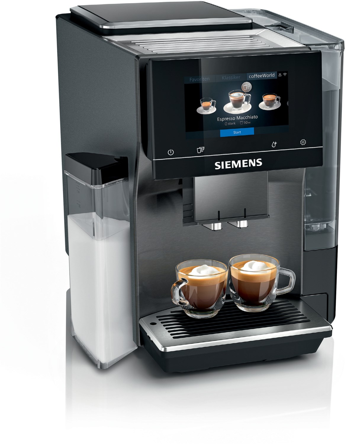 Siemens EQ 700 integral Kaffeevollautomat Dark Inox/Midnight Silver Metallic