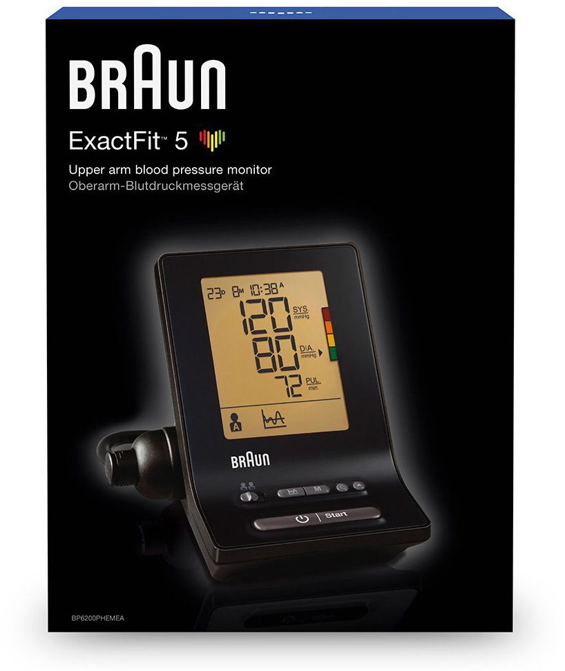 Braun ExactFit 5 BP6200 Oberarm-Blutdruckmessgerät
