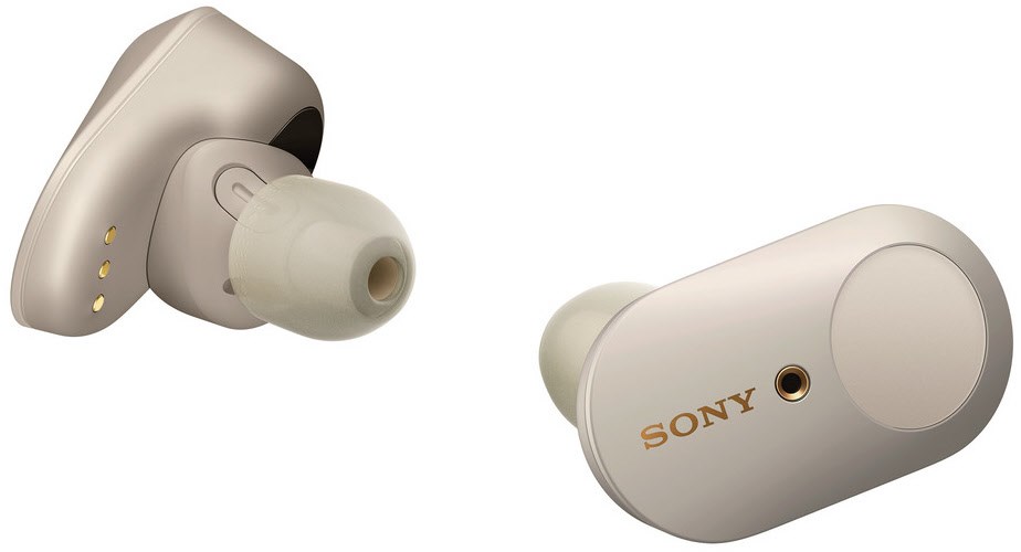 Sony WF-1000XM3 True Wireless Noise Cancelling Kopfhörer silber