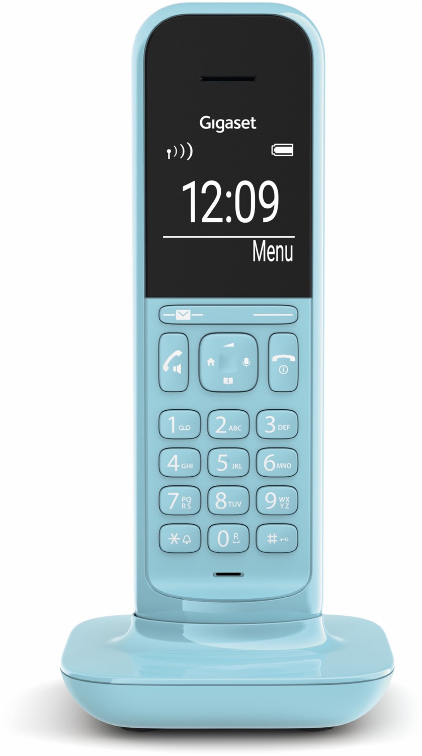 Gigaset CL390HX Schnurlostelefon ohne Anrufbeantworter purist blue