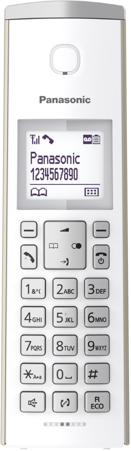 Panasonic KX-TGK220GN schnurloses Telefon mit Anrufbeantworter champagner
