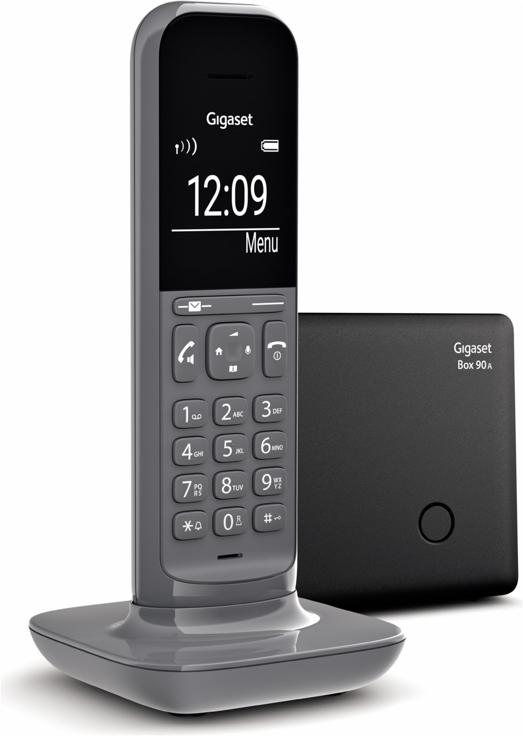 Gigaset CL390A Schnurlostelefon mit Anrufbeantworter Satellite Grey