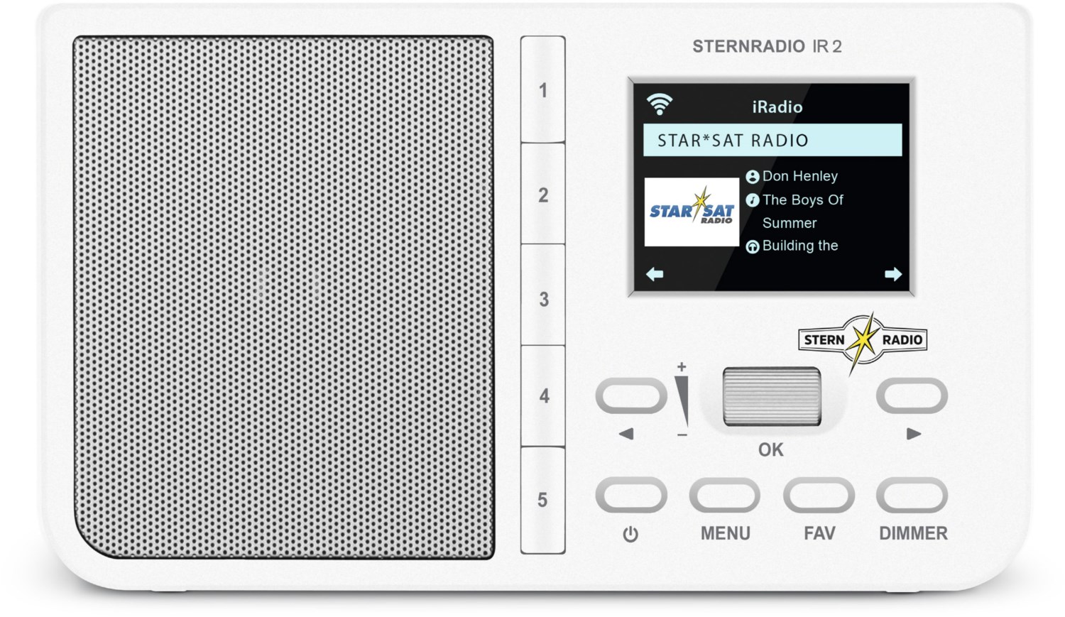 TechniSat Sternradio IR 2 Internetradio weiß