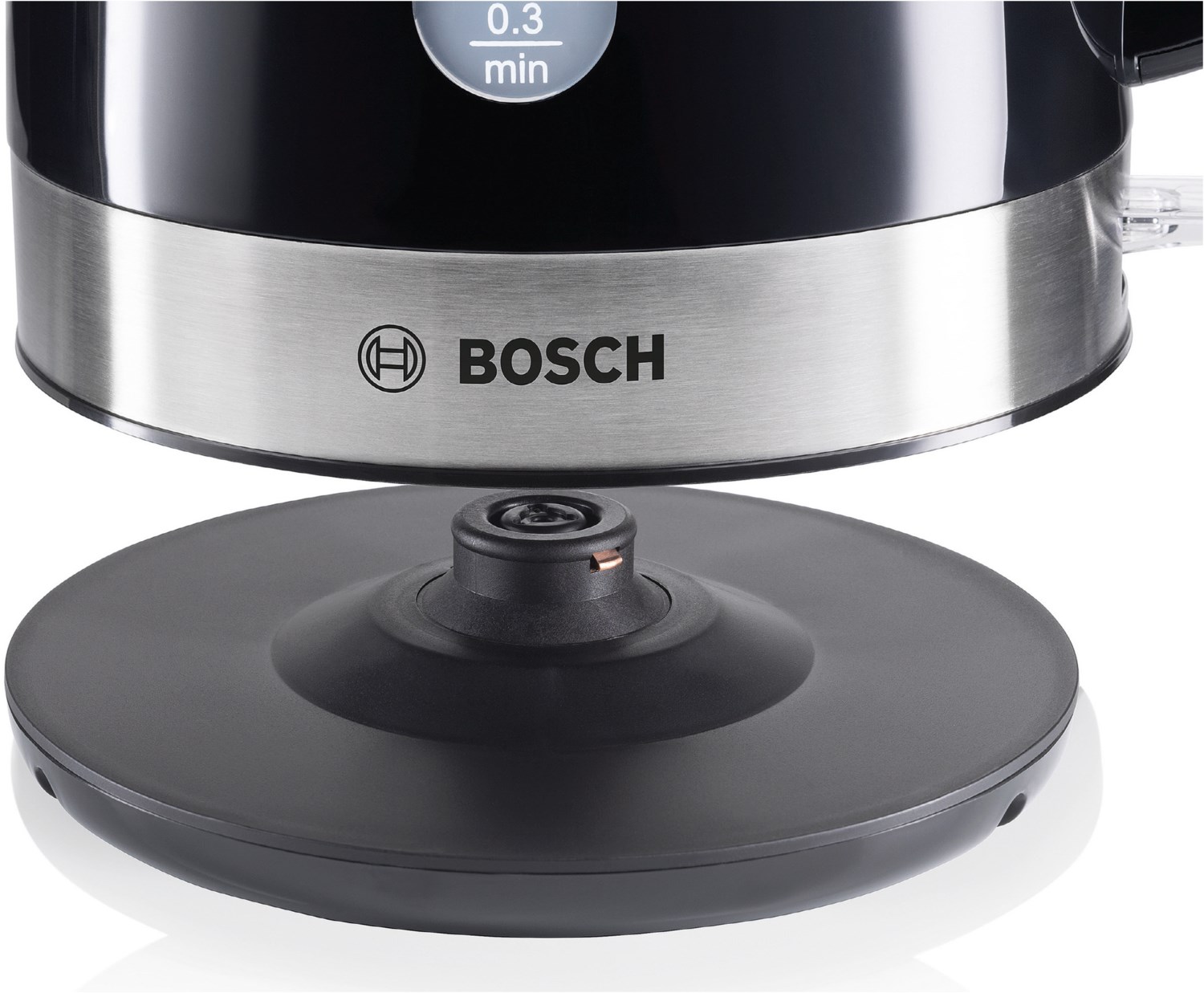 Bosch Wasserkocher 1,7 Liter schwarz/edelstahl