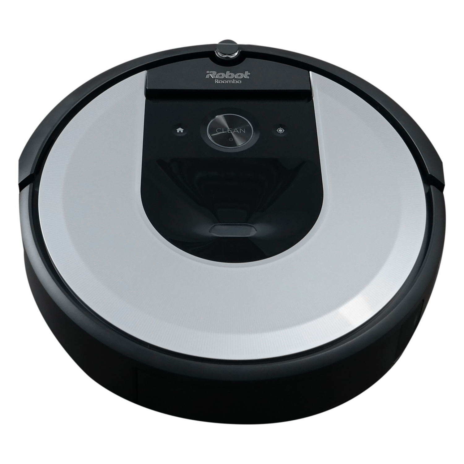 iRobot Roomba i7 (i7156) Staubsauger Roboter für Tierhaare mit WLAN App schwarz/silber