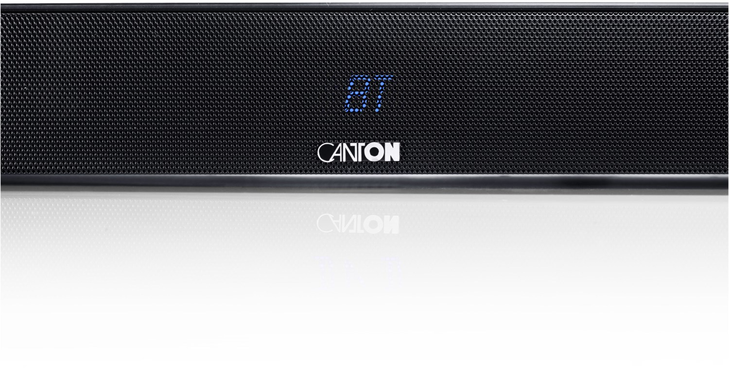 Canton DM 60 Virtuelles-Surround-System 2.1 mit Glas schwarz