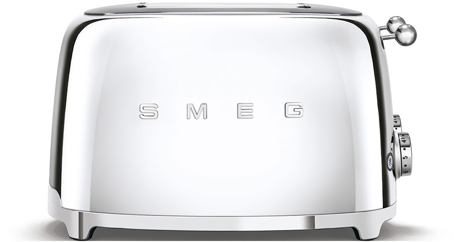Smeg Toaster 4-Schlitz 50's Retro Style TSF03SSEU Edelstahl