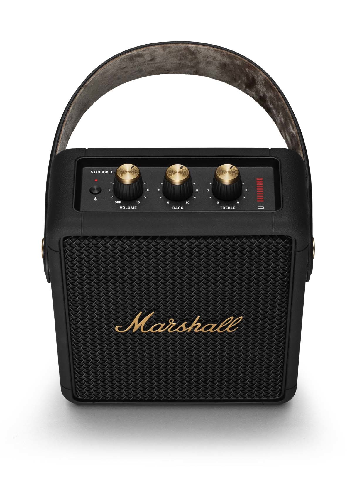 Marshall Stockwell II Tragbarer Bluetooth Lautsprecher Black & Brass