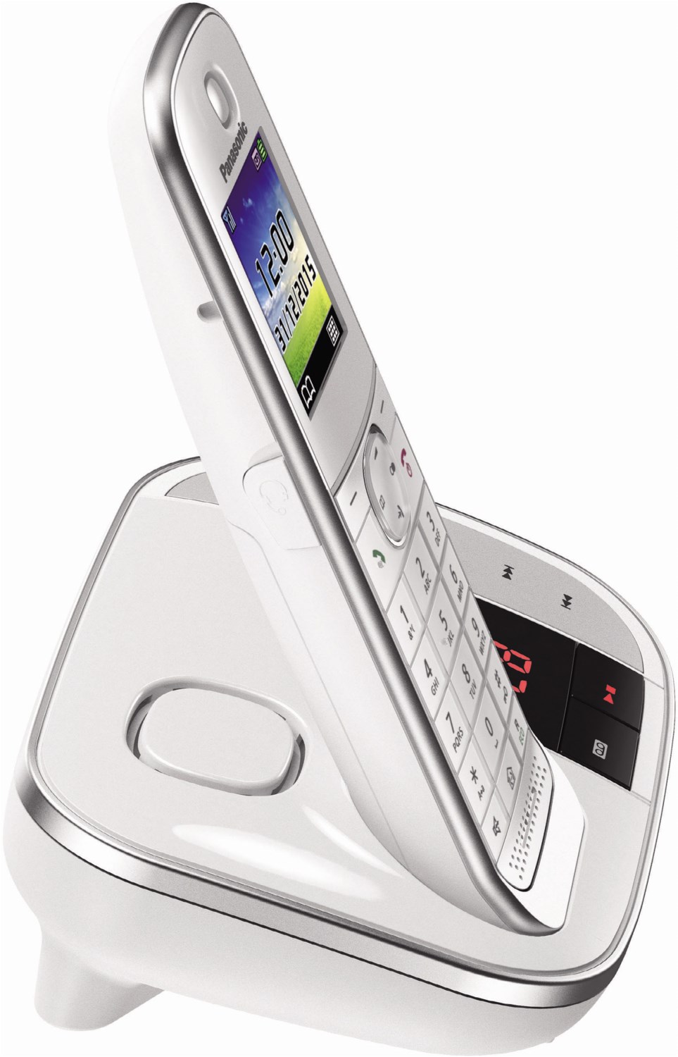 Panasonic KX-TGJ320GW Familien-Telefon mit Anrufbeantworter, weiß