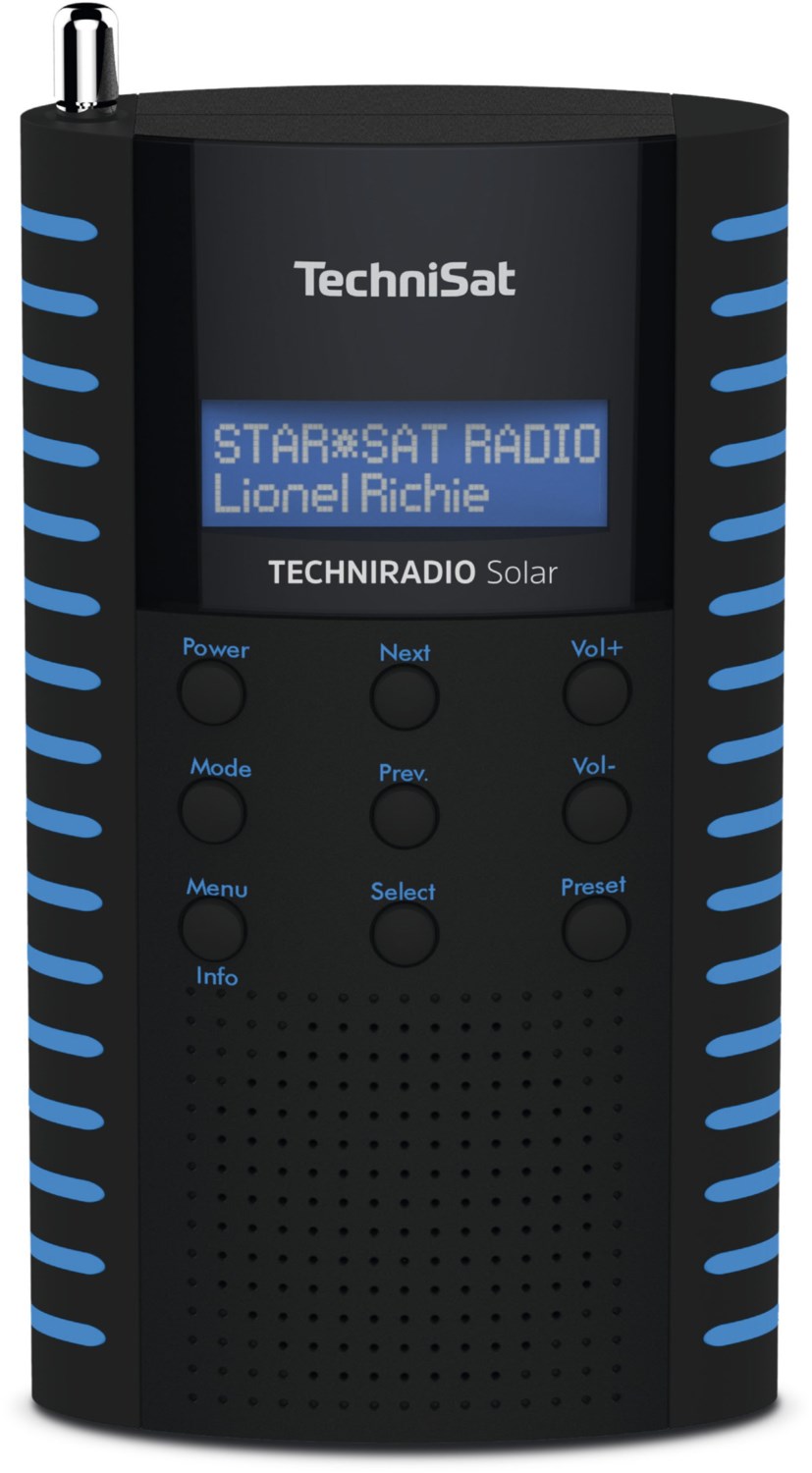 TechniSat TechniRadio Solar DAB/DAB+ schwarz/blau